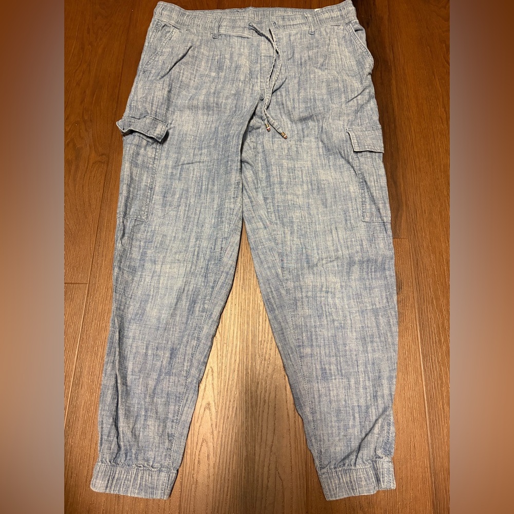 Women’s Tommy Hilfiger jeans joggers cotton size medium with pockets
